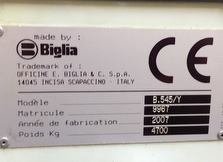 sales  BIGLIA B545Y utilisé