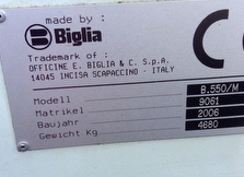 sales  BIGLIA B550M utilisé