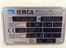 sales  IEMCA TS-560P-43 utilisé
