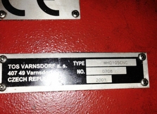 sales  TOS-VARNSDORF WHQ105-CNC utilisé